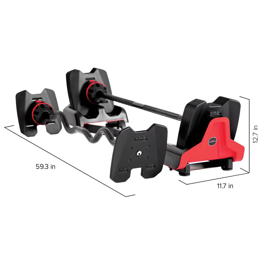 Bowflex Selecttech 2080 Barbell - With Curl Bar (20 - 80 LB)