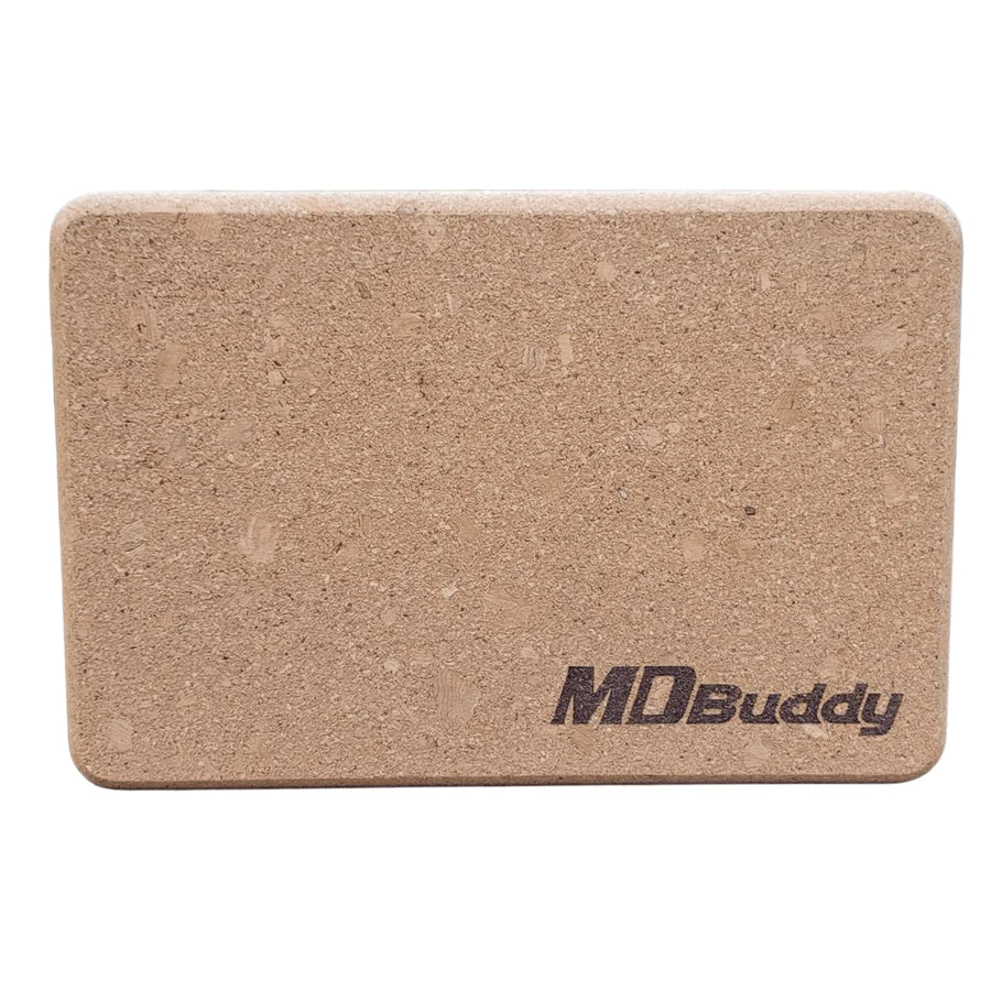 Support Your Yoga Practice with MD Buddy Cork Block – Zuba Sports and  Fitness
