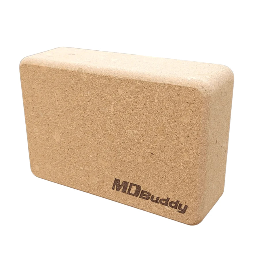 Support Your Yoga Practice with MD Buddy Cork Block – Zuba Sports and  Fitness
