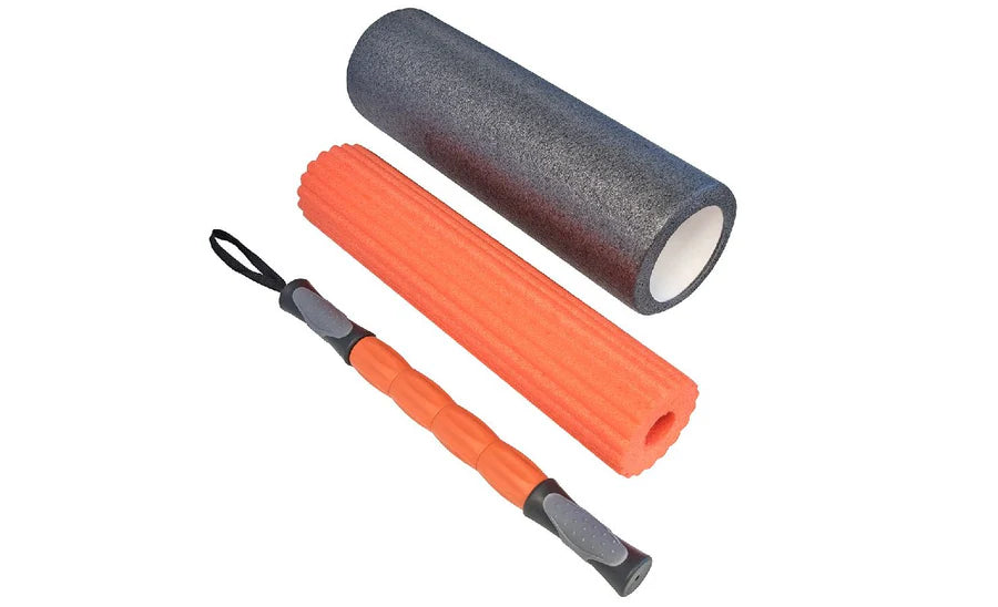 MD Buddy Foam Roller Set(3 Piece, w/Msg Stick)