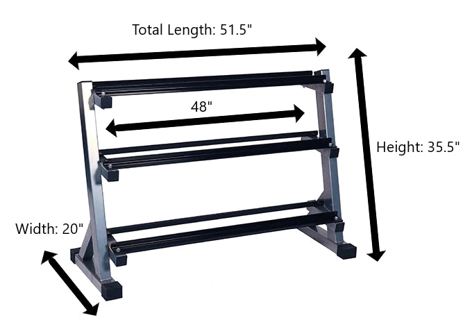 Progression 430 3-Tier Dumbbell Rack