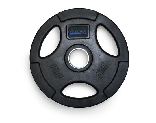 Progression Tri-Grip Olympic Rubber Plate