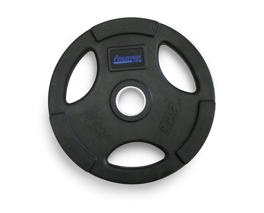 Progression Tri-Grip Olympic Rubber Plate