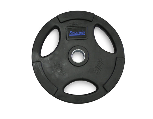 Progression Tri-Grip Olympic Rubber Plate